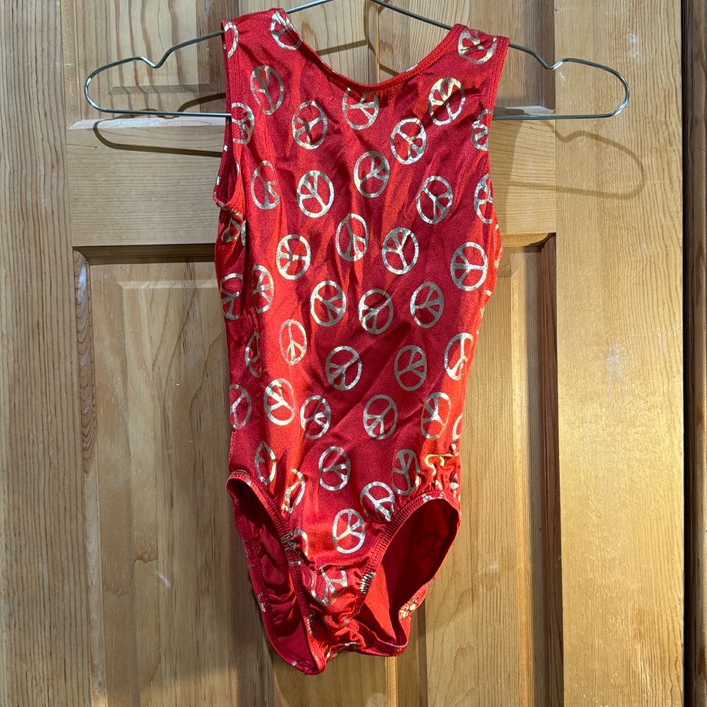 Peace sign GK leotard